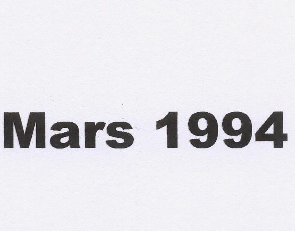 balade mars 1994